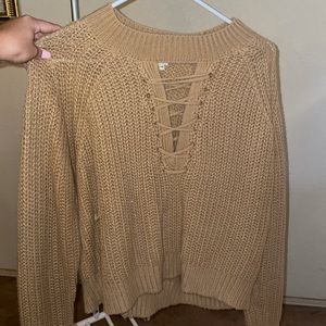 Brown sweater
